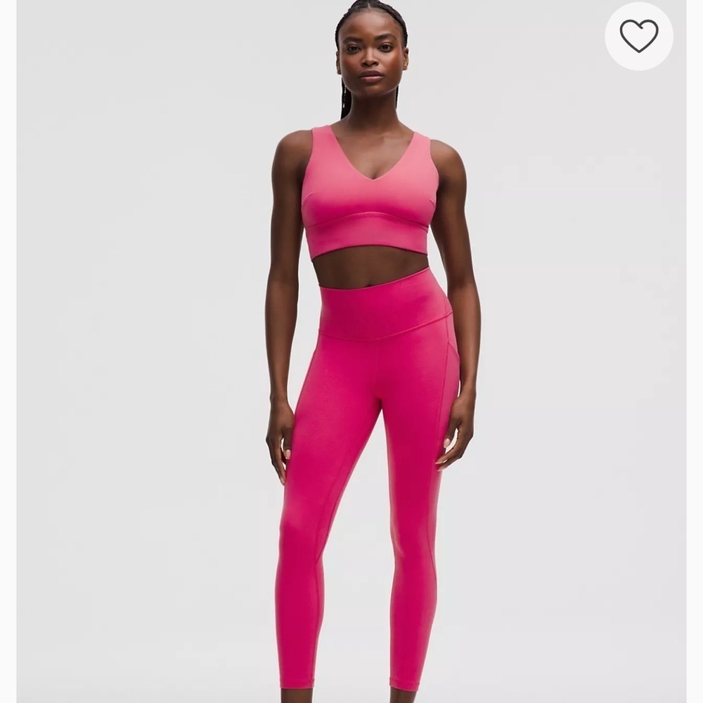 Lululemon Align High-Rise Pant 25” Pockets in Raspberry Coulis